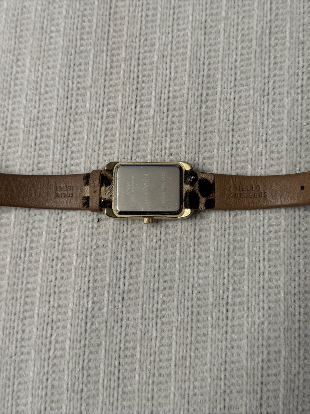 Stella & Dot leopard watch